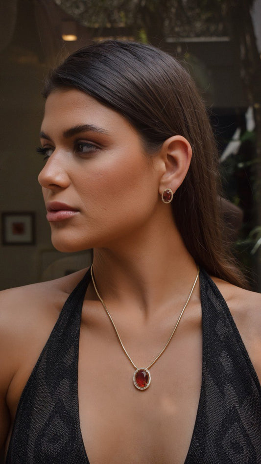 natural stone necklace