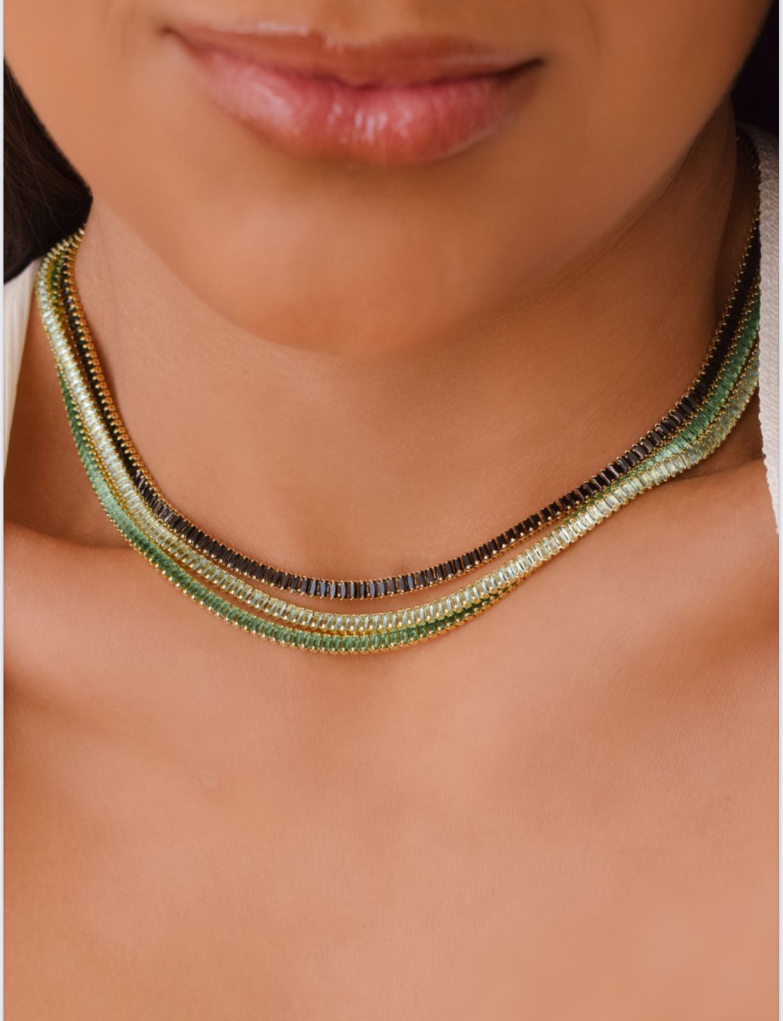 Zirconia necklace