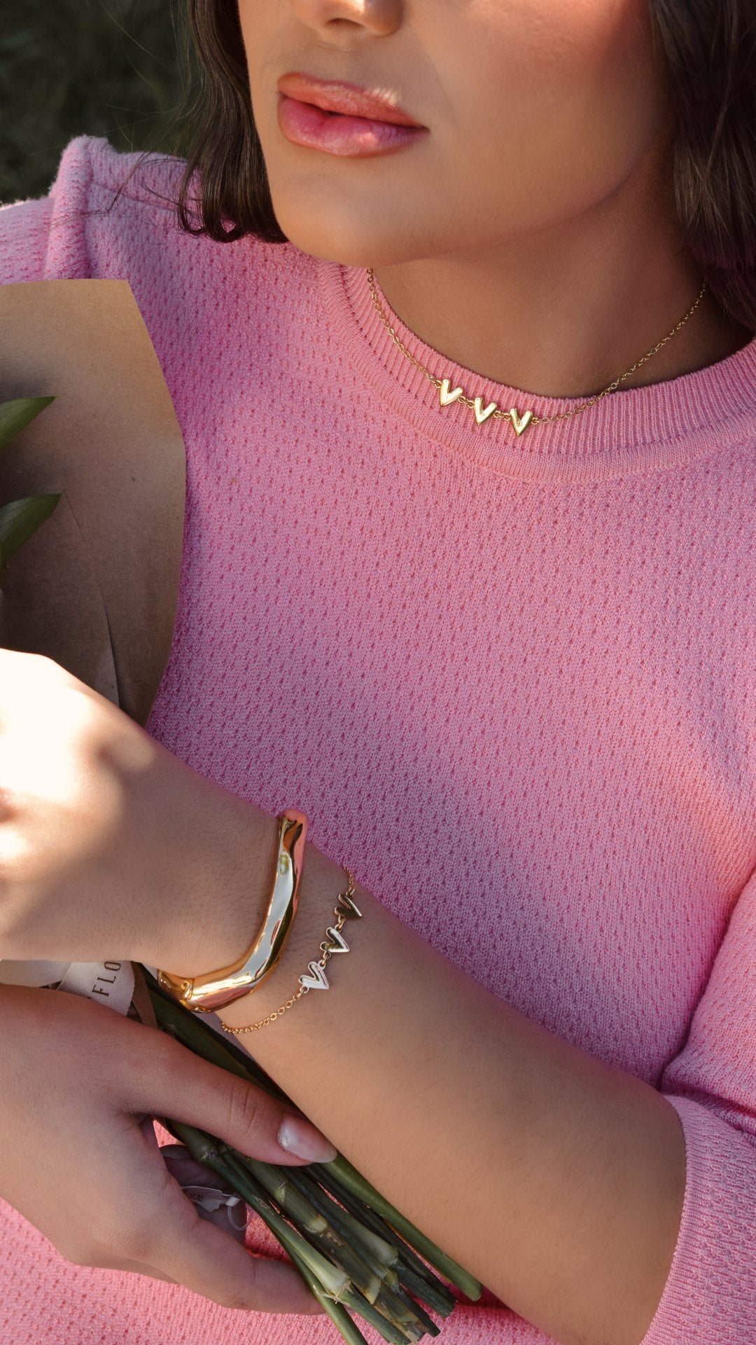 Bracelet 3 hearts