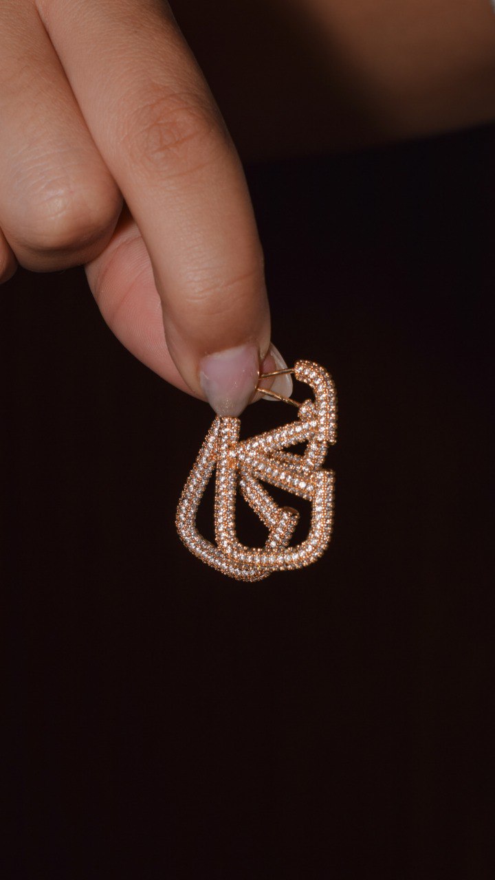 Inspired earring all studded