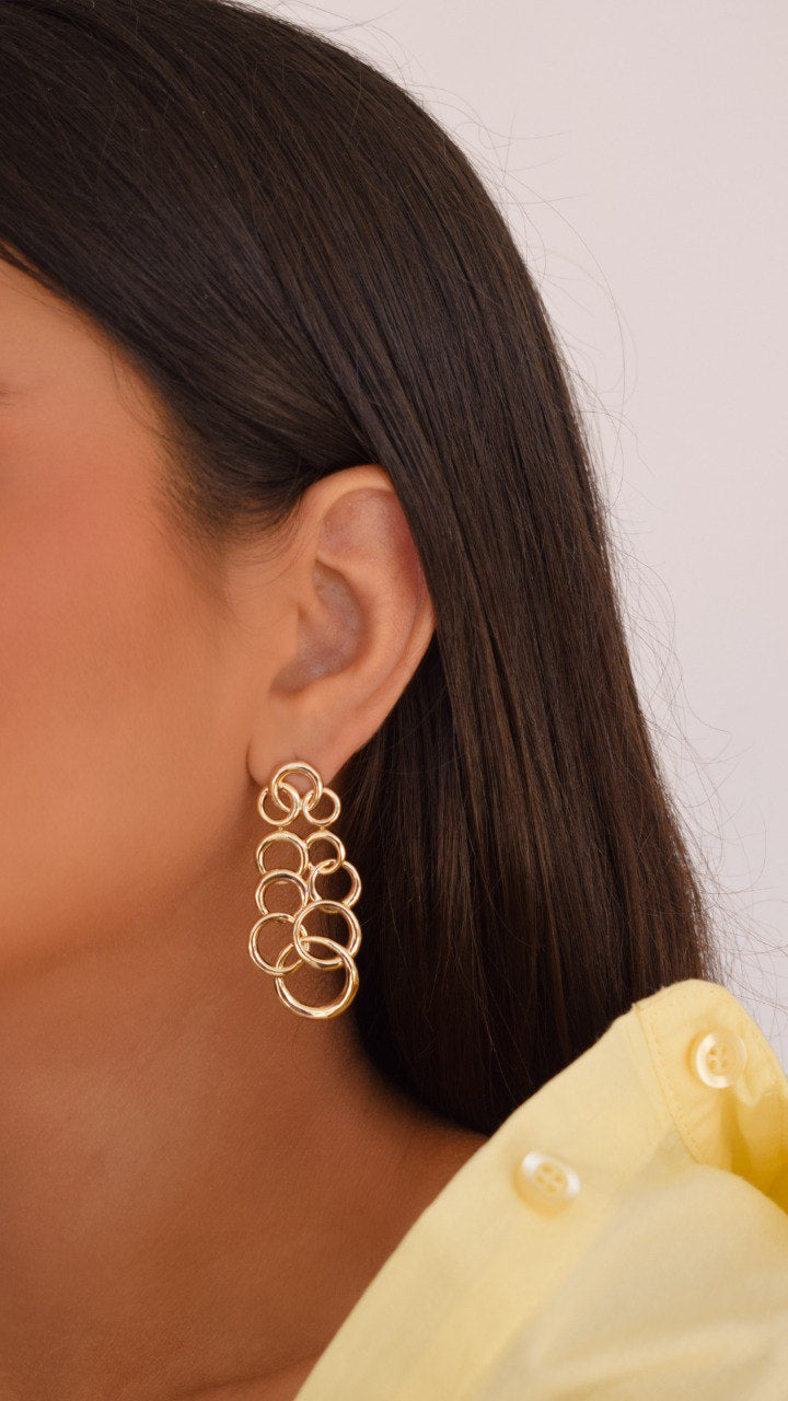 Big circle earring