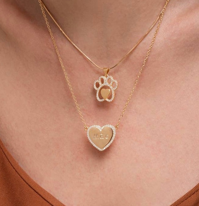 mother heart necklace