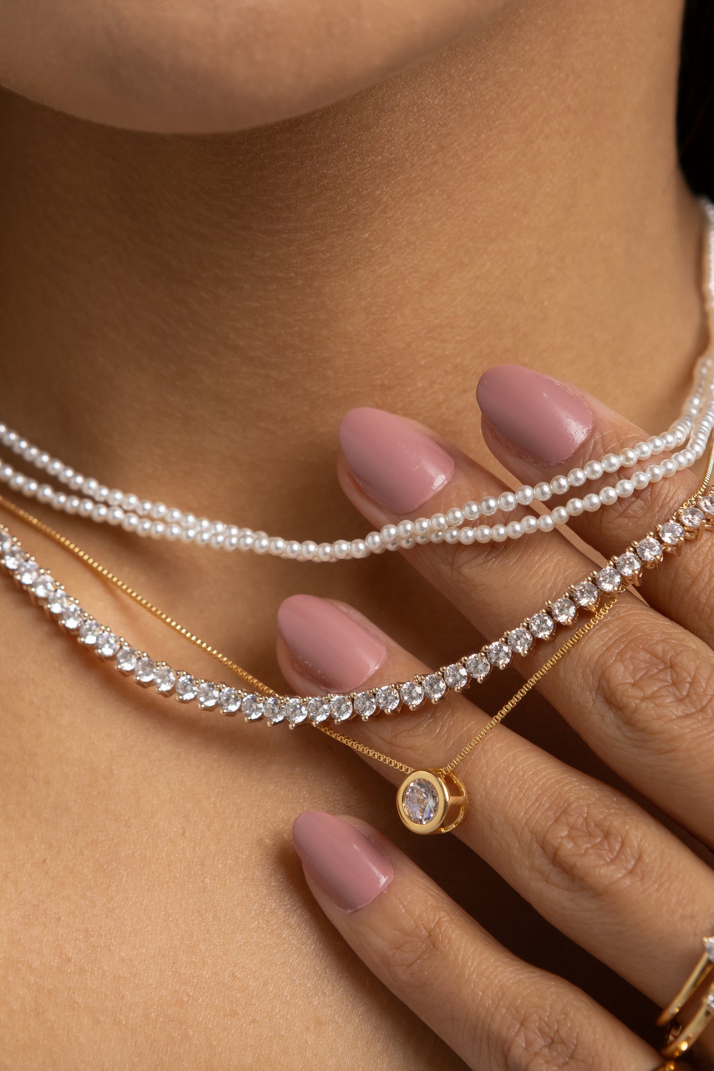 Shell Pearl Ball Necklace – 40 + 5 cm