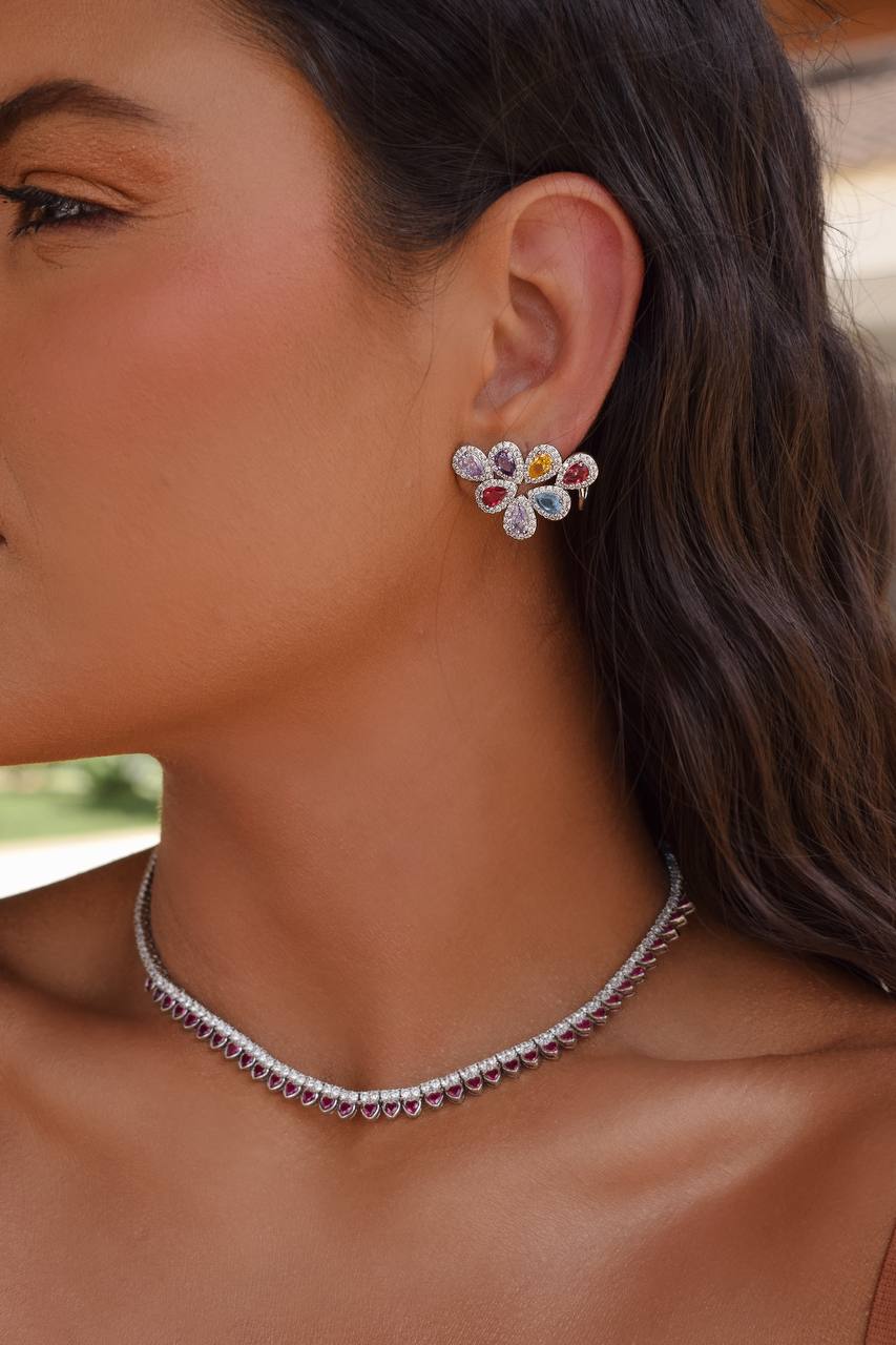 Colorful Clip-On Earrings