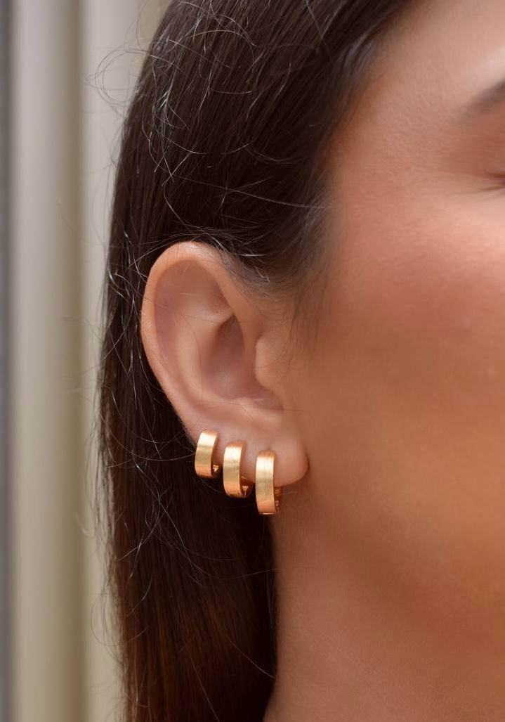 Matte Hoop Earring (S)