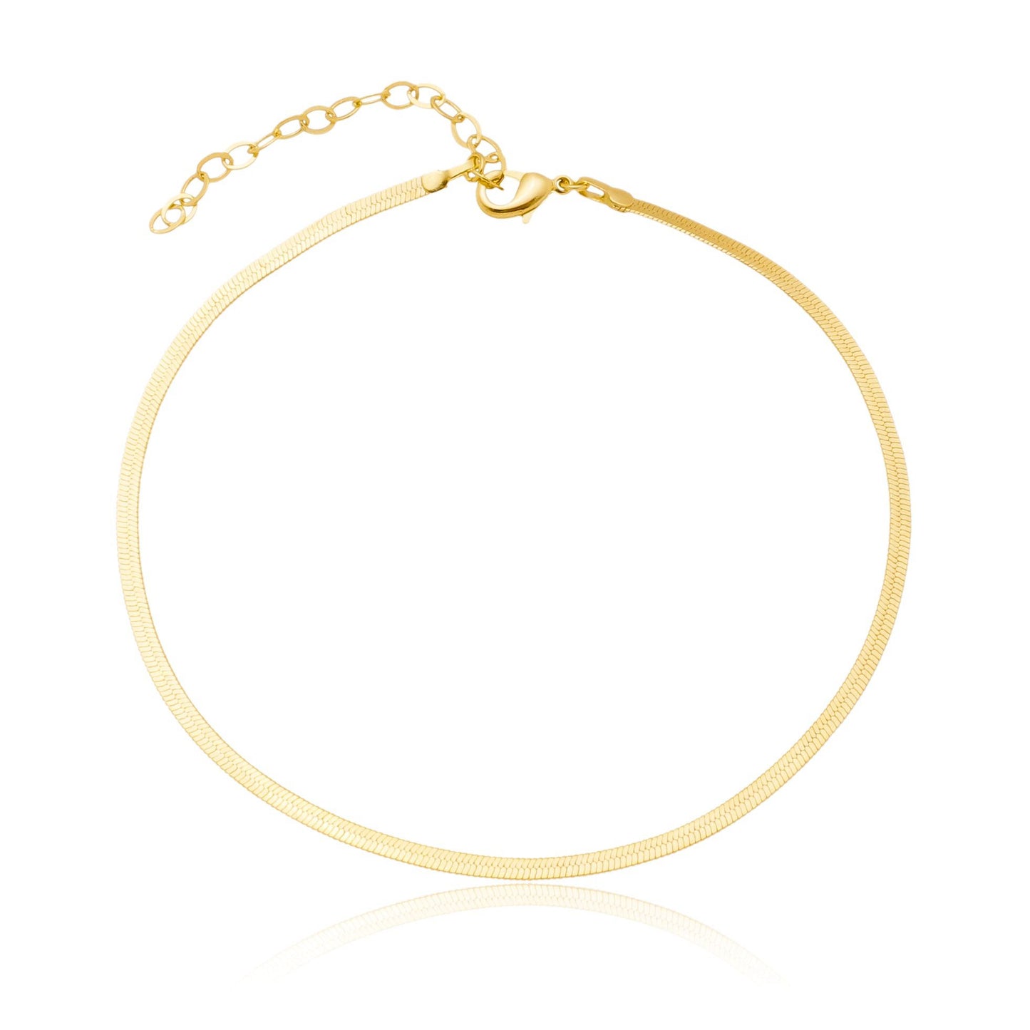 4mm Ribbon Choker Necklace
