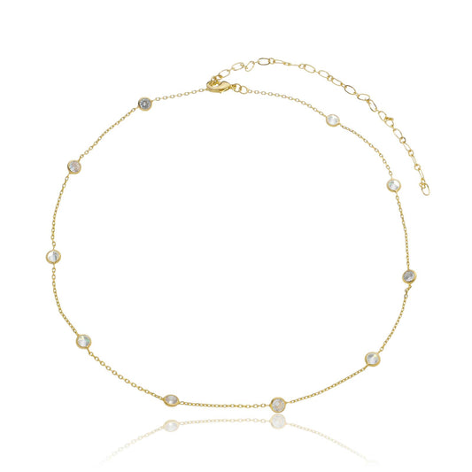 Mayra Larger Gold Choker Necklace