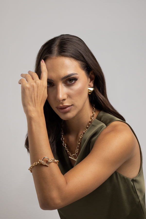 Smooth Triangle Earrings