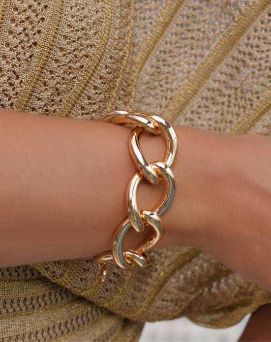 Wide cumband bracelet