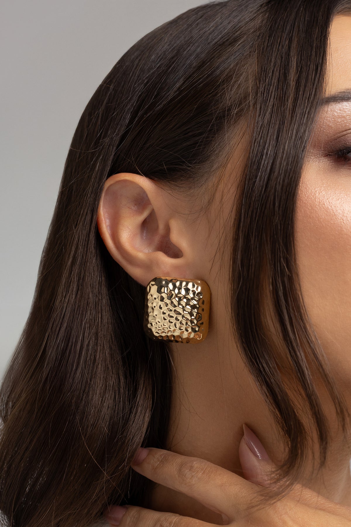 Square Boot Earrings