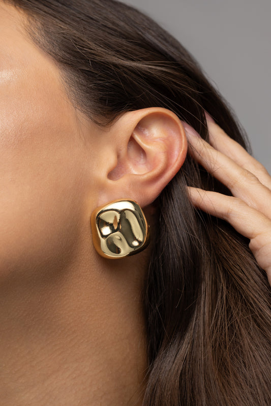Organic Square Earrings