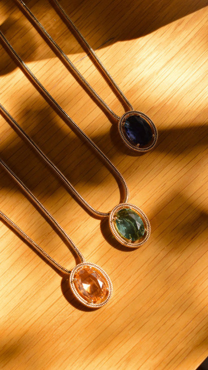 natural stone necklace