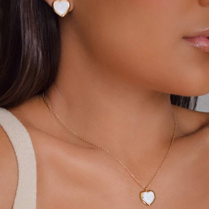 Mother of pearl heart set