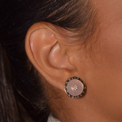Mother of pearl inspired earring