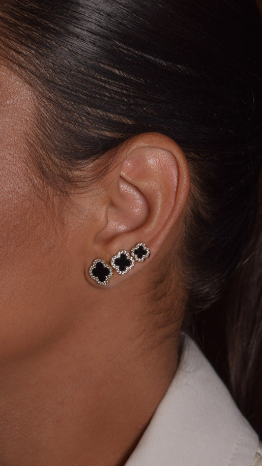White inspiration earring