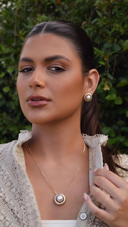 Round Pearl Necklace