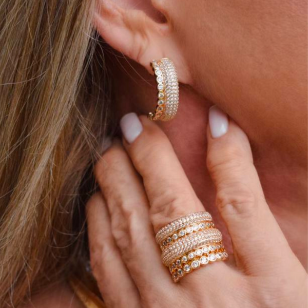 Royalty studded earring