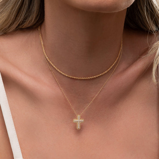 Matte Choker 32+10cm