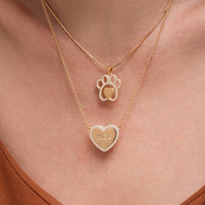 mother heart necklace