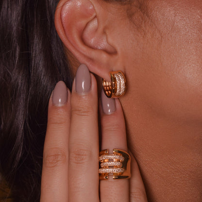 Zirconia detail ring