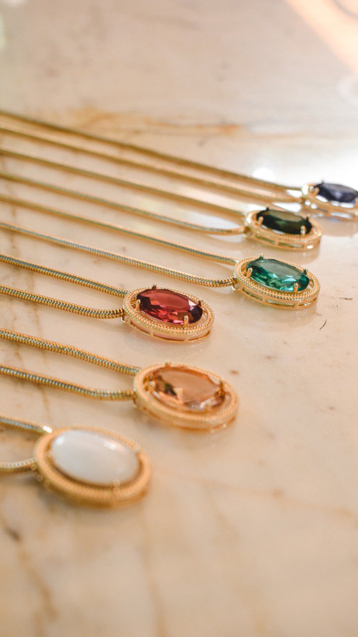 natural stone necklace