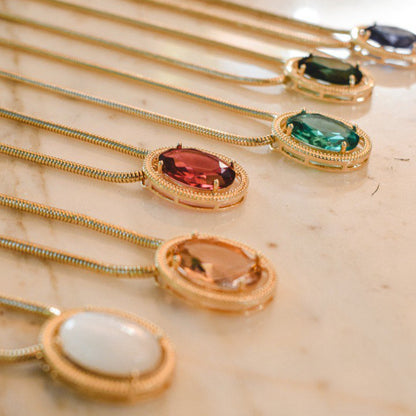 natural stone necklace