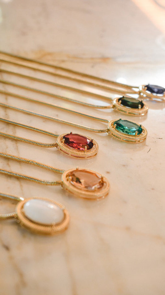 natural stone necklace