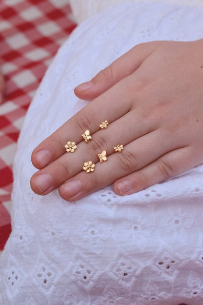Kids Flower Stud Earrings