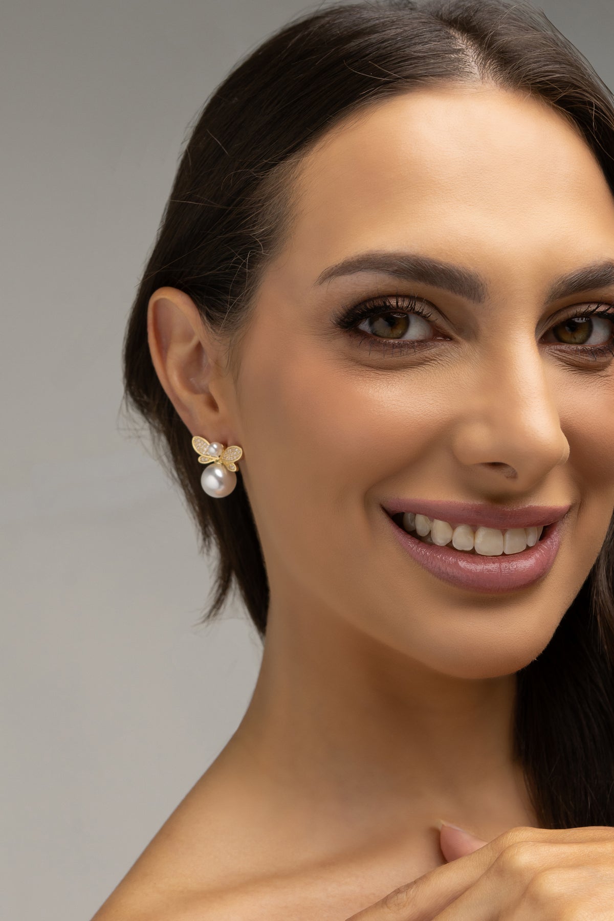 Bee Base Ball Earrings