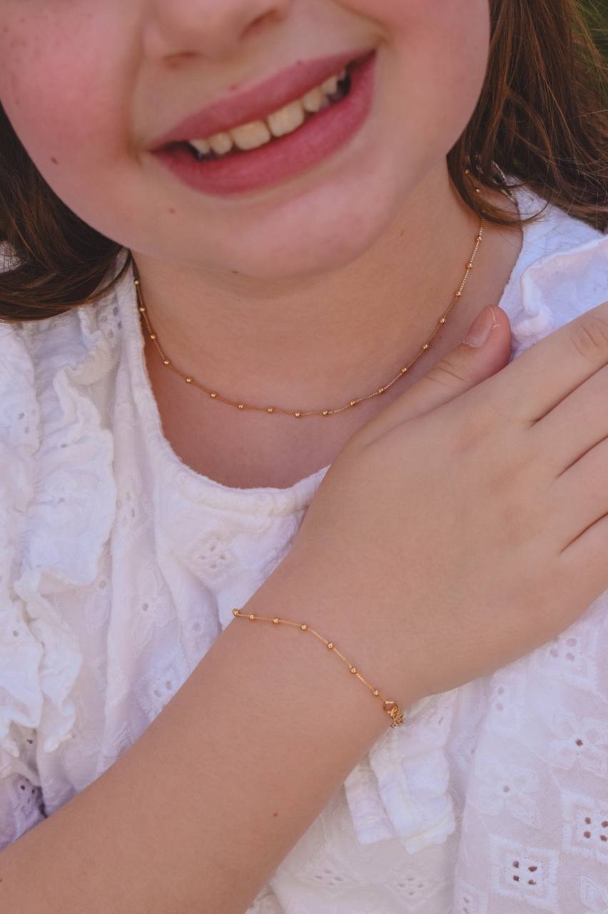 Children’s Gold Bead Necklace