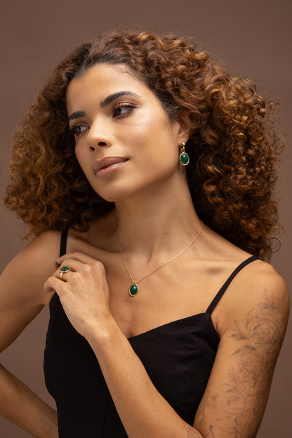 Green Resin Jewelry Ring