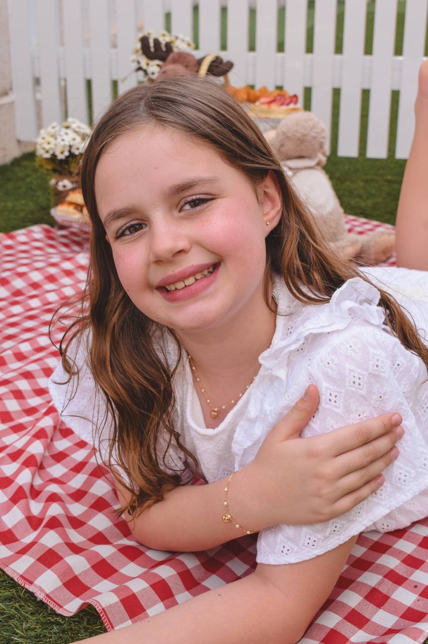 Children’s Pearl Jewelry Set with Heart Pendant