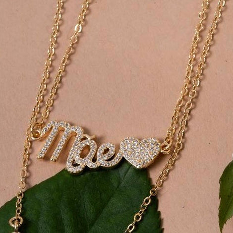 zirconia mother necklace