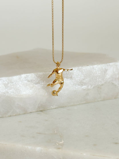 Soccer Player  Necklace
