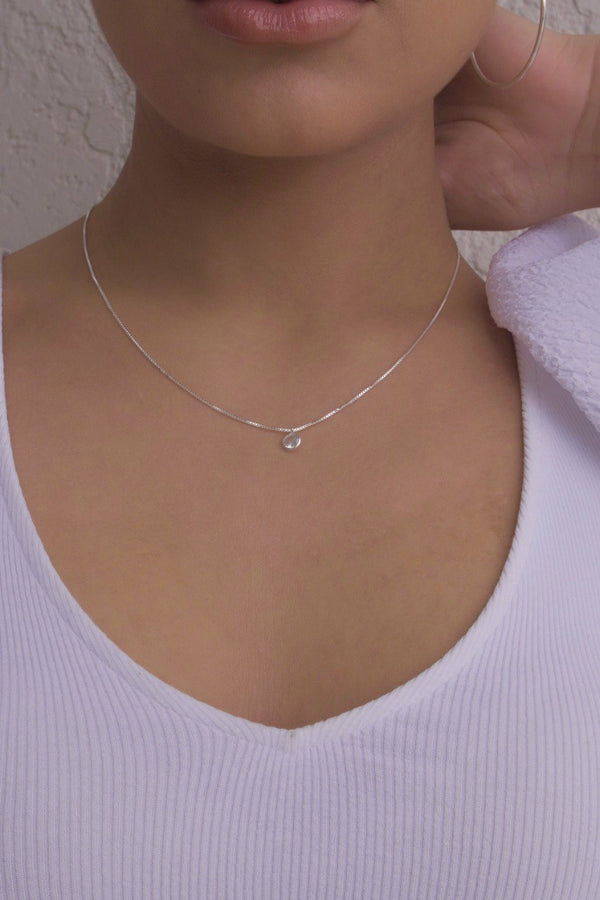 Silver Light Point Necklace
