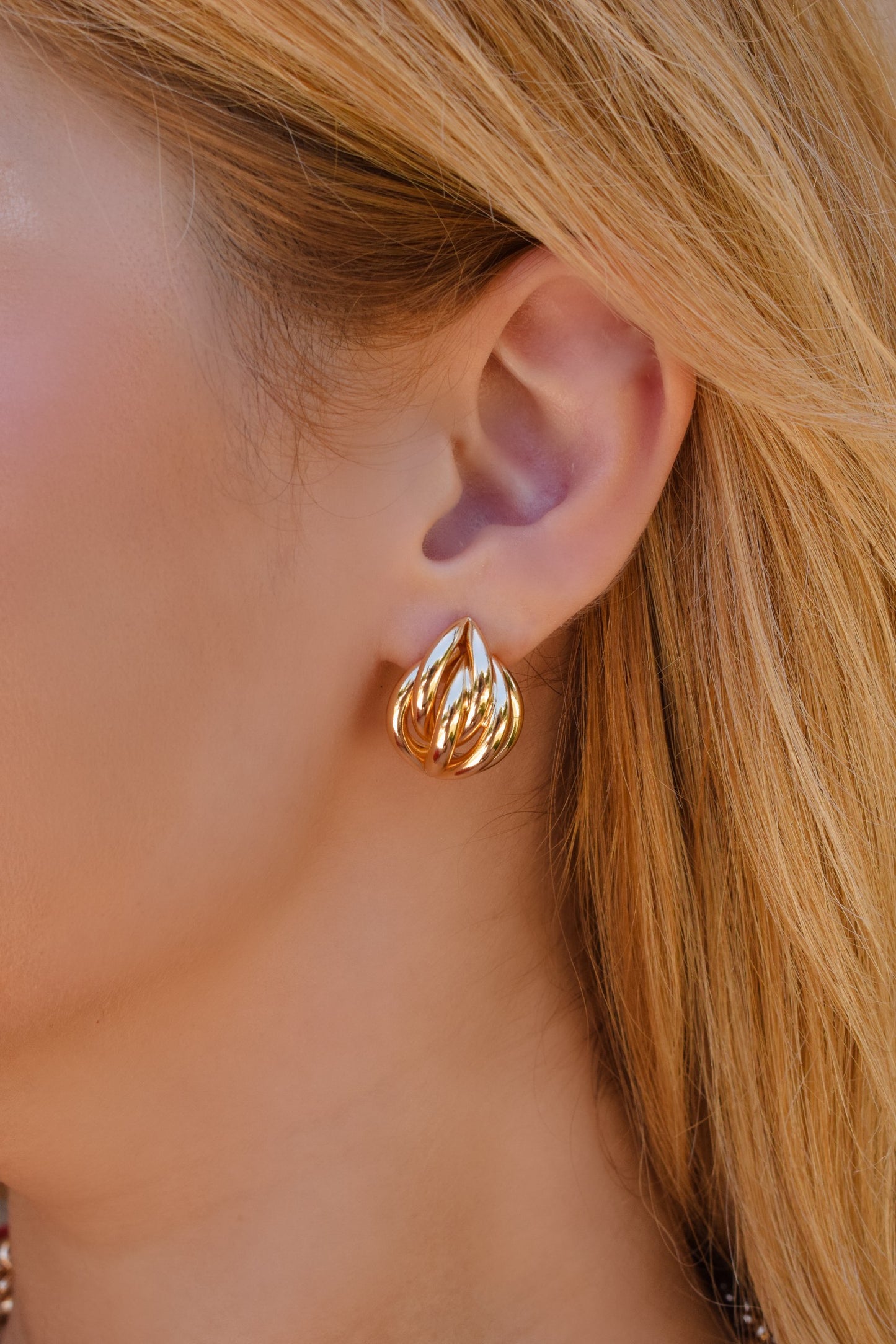Smooth Braided Earrings