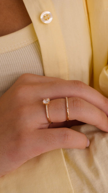 Pavé Zirconia Band Ring