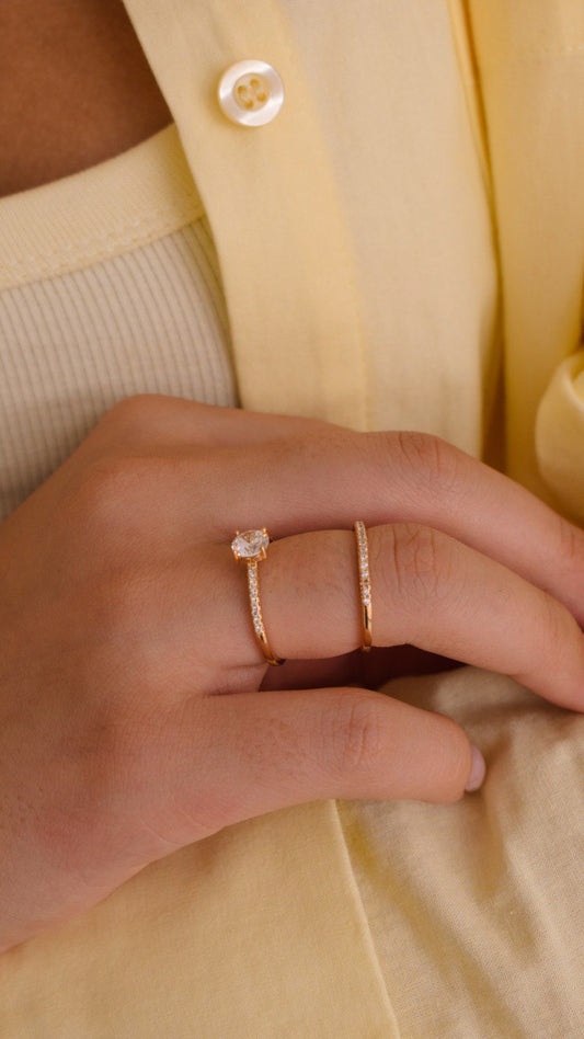 Pavé Zirconia Band Ring