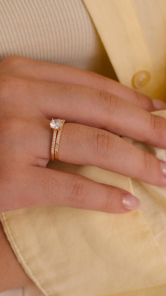 Pavé Zirconia Band Ring