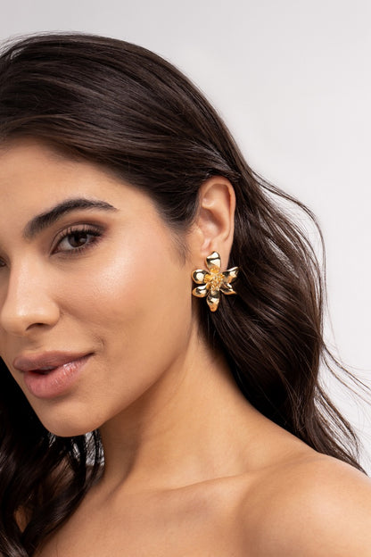 Large Flower Earrings