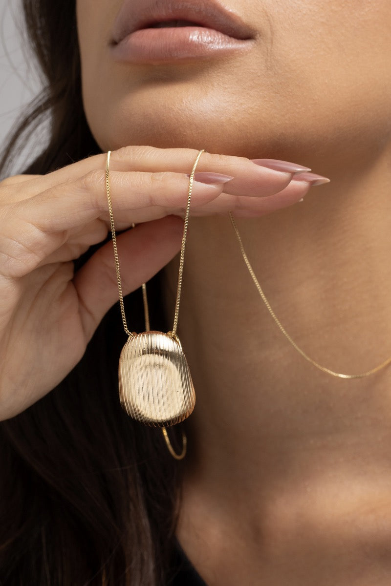 Organic Oval Jewelry Set 72+5cm