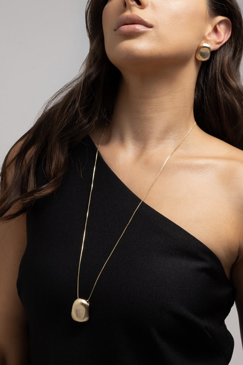 Organic Oval Jewelry Set 72+5cm
