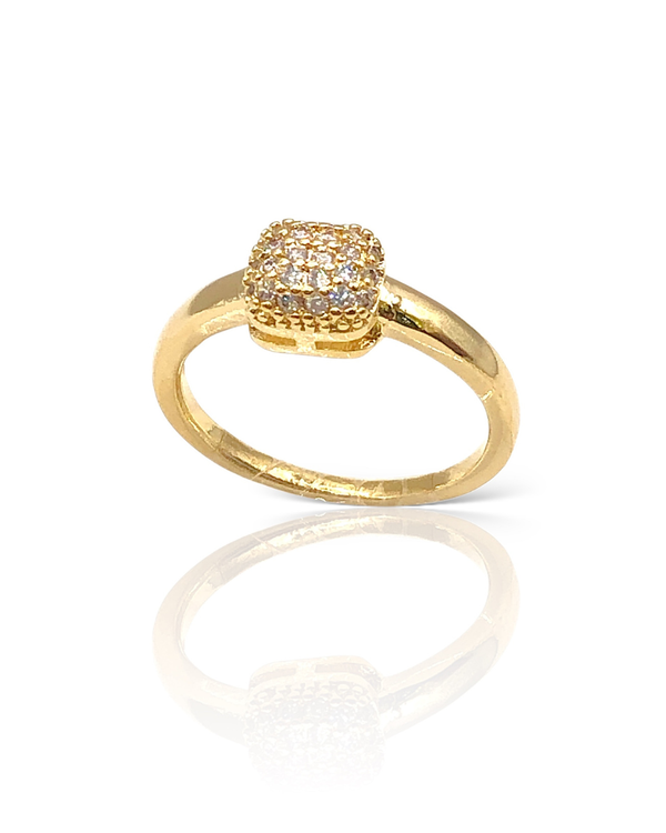 Square Pavé Ring