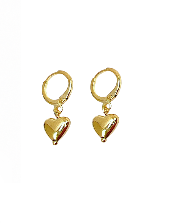 Heart Candy Hoop Earrings