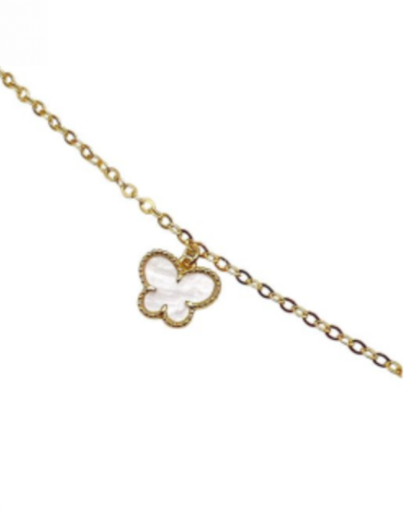 Butterfly Pearl Necklace