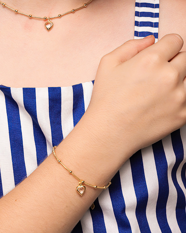 Heart Pearl Necklace